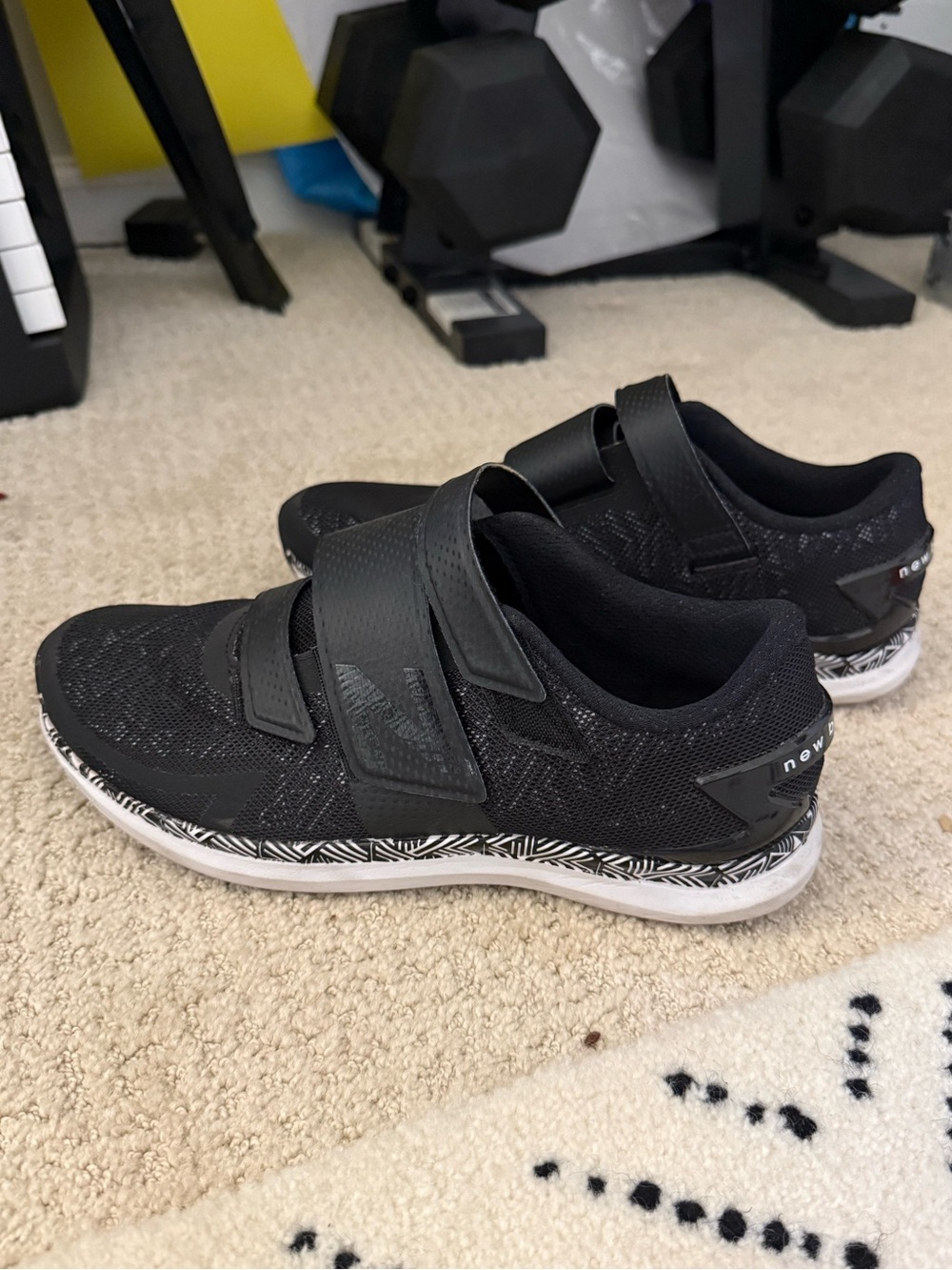 New Balance Black Spin SPD clip on Shoes size 8
